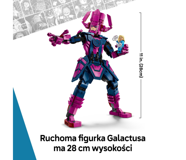 LEGO Marvel 76316 Figurka Fantastycznej Czwórki kontra Galactus - 1308223 - zdjęcie 8